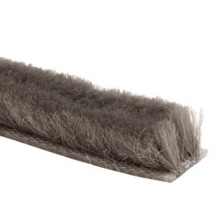 Prime-Line Gray Synthetic Fiber Weatherstrip For Doors and Windows 216 in. L X 5/32 in.