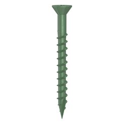 Grip-Rite PrimeGuard Plus No. 8 wire X 2 in. L Green Star Bugle Head Deck Screws 1 lb 72 pk