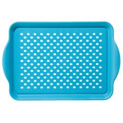 OGGI Aqua Plastic/Silicone Serving Tray