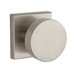 Baldwin Reserve Contemporary Knob Satin Nickel Dummy Knob