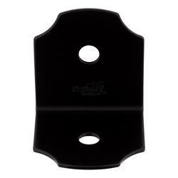 National Hardware 3 in. H X 3 in. W X 3-1/4 in. D Black Steel Flat Corner Brace