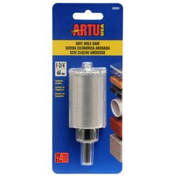 ARTU 1-3/4 in. Carbide Grit 4-1/2 in. L X 3/8 in. D Hole Saw Arbor Included