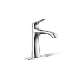 Sterling Endusk Polished Chrome Transitional Single-Handle Bathroom Sink Faucet 4 in.