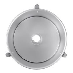 Wilton 10 in. W X 10 in. L 10 in. Angel Food Cake Round Tube Pan Silver