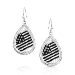 Montana Silversmiths Women's Freedom Flies American Made Earrings