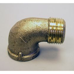 Campbell 3/4 in. FPT X 3/4 in. D MPT Brass Street Elbow