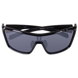 Seachoice Nautilus Sunglasses Unisex Shiny Black Frame Full Silver Mirror Lens Polarized