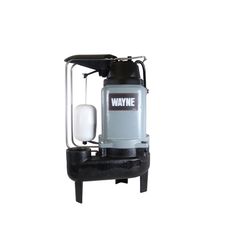 Wayne 1/2 HP 9000 gph Cast Iron Vertical Float Switch Sewage Pump