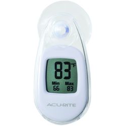 AcuRite Digital Thermometer Plastic White