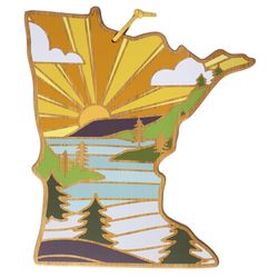 Totally Bamboo 11.75 in. L X 13.25 in. W X 0.6 in. Bamboo Minnesota State Serving & Cutting Board