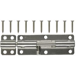Ace 6 in. L Polished Stainless Steel Heavy Duty Barrel Bolt 1 pk