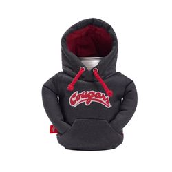 Puffin Drinkwear Black Polyester Washington State University Hoodie Can Holder