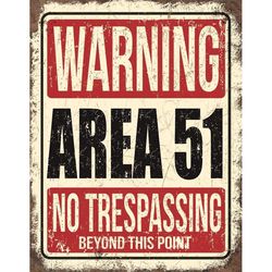 Desperate Enterprises 16 in. H X 12.5 in. L Tin Sign
