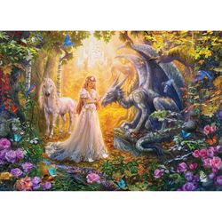Eurographics Jan Patrik Princess Garden Jigsaw Puzzles Multicolored 500 pc
