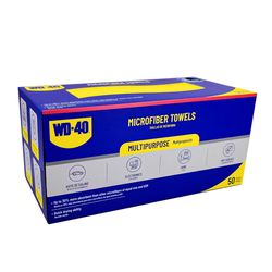 WD-40 12 in. L X 12 in. W Microfiber Auto Cleaning Cloth 50 pc