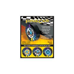 PineCar Dry Transfer Decal Multicolored