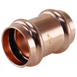 Pressfast 1 in. Press each X 1 in. D Press each Copper Coupling without Stop