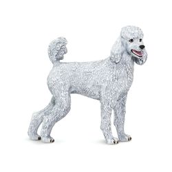 Safari Ltd. Best In Show Poodle Toy White