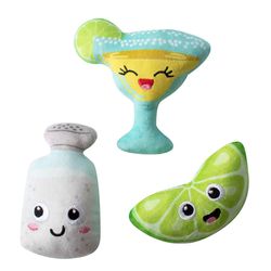 Pet Shop by Fringe Studio For Dog Assorted Plush On Margarita Time Dog Toy 1 pk