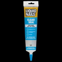 Liquid Nails Low Strength Rubber Clear Sealant 5.5 oz