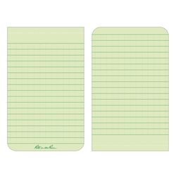 Rite in the Rain 3.25 in. W X 5.25 in. L Top Perfect Bound Green All-Weather Notebook