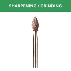 Dremel 3/16 in. D X 3/16 in. L Aluminum Oxide Grinding Stone Conical 35000 rpm 1 pc