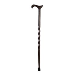 Brazos Walking Sticks 37 in. Black Wood Cane