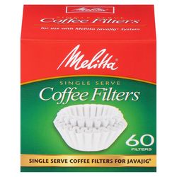 Melitta 2 cups White Basket Coffee Filter 60 pk