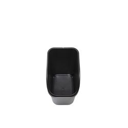 Rubbermaid 9.4 gal Black Resin Under Counter Wastebasket