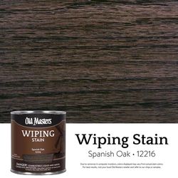 Old Masters Semi-Transparent Spanish Oak Oil-Based Wiping Stain 1/2 pt