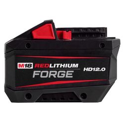 Milwaukee M18 REDLITHIUM FORGE 48-11-1813 12 Ah Lithium-Ion Redlithium HD Battery 1 pc