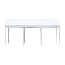 ShelterLogic Super Max Polyethylene Peak Gazebo Canopy 9.5 ft. H X 10 ft. W X 20 ft. L