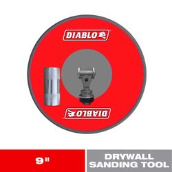 Diablo 9 in. L X 9 in. W Drywall Pole Sander