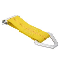 Keeper 2 in. W X 7 in. L Yellow E-Track Tie-Off 2000 lb 1 pk