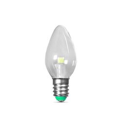 Feit C7 E12 (Candelabra) LED Bulb Green 0 Watt Equivalence 2 pk