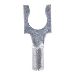 Jandorf 22-18 Ga. Uninsulated Wire Spade Terminal Silver 5 pk