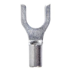 Jandorf 16-14 Ga. Uninsulated Wire Spade Terminal Silver 5 pk