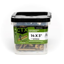 Big Timber No. 14 Ga. X 3 in. L Star Round Head Coarse Construction Screws