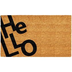 Calloway Mills 36 in. W X 48 in. L Black/Natural Coir/Vinyl Door Mat