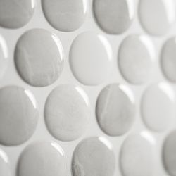 Smart Tiles 8.95 in. W X 8.97 in. L Gray Glazed Vinyl Adhesive Wall Tile 4 pc