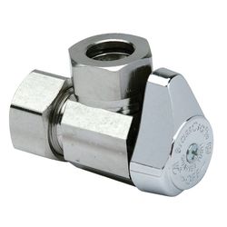BrassCraft 1/2 in. FPT X 1/2 in. MPT Brass Angle Stop Valve