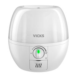 Vicks 0.6 gal 200 sq ft 3-in-1 Aroma Diffuser Humidifier W/Mood Light