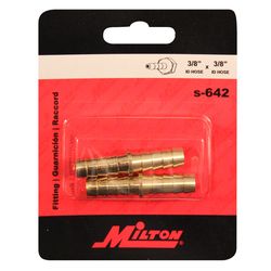 Milton Brass Hose Mender Fitting 3/8 in. 2 pc