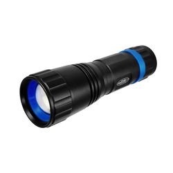 Police Security Scope 750 lm Black LED Flashlight AAA Battery
