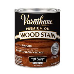 Varathane Premium Semi-Transparent American Walnut Oil-Based Urethane Modified Alkyd Wood Stain 1 qt
