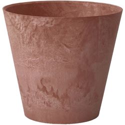 Novelty Artstone 10 in. H X 10.3 in. W X 10.3 in. D X 10.3 in. D Resin Napa Planter Rust