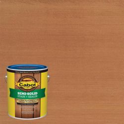 Cabot Semi-Solid Low VOC Semi-Solid New Redwood Oil-Based Alkyd Deck and Siding Stain 1 gal