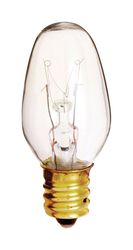 Satco 7 W C7 Nightlight Incandescent Bulb E12 (Candelabra) Soft White 2 pk