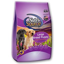 NutriSource Puppy Chicken and Rice Cubes Dog Food 26 lb