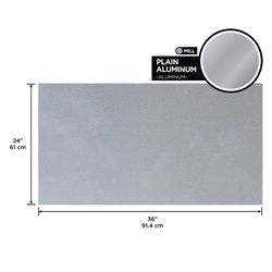 M-D Building Products 0.02 in. X 24 in. W X 36 in. L Mill Aluminum Plain Sheet Metal
